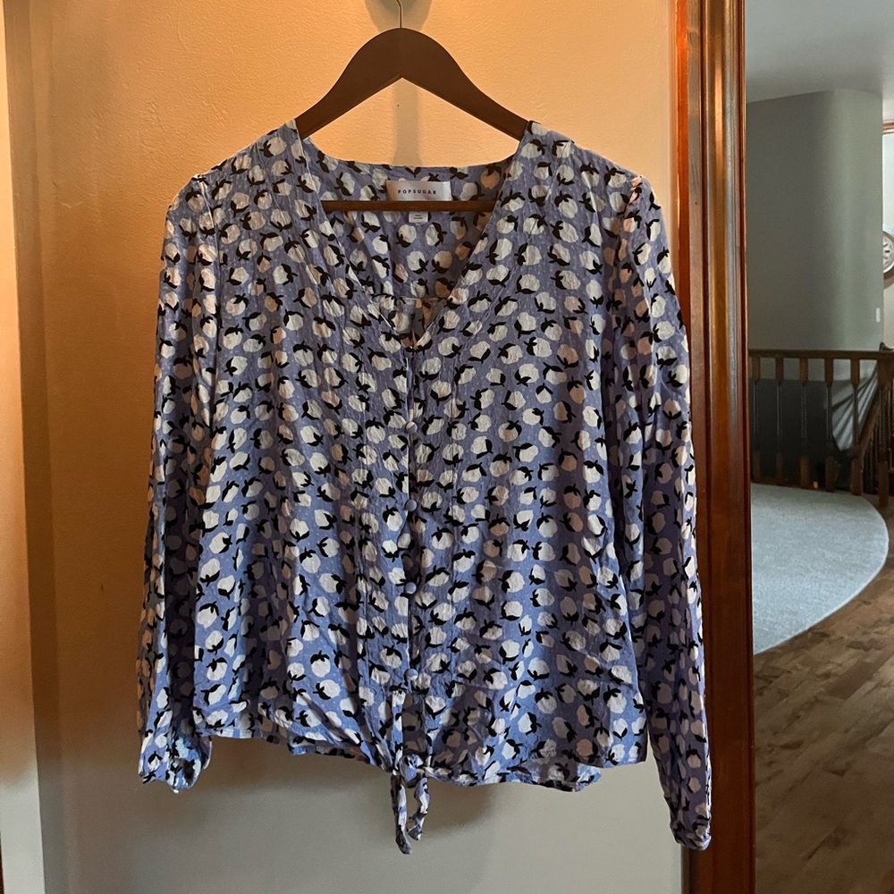 Popsugar Floral Print Blouse.